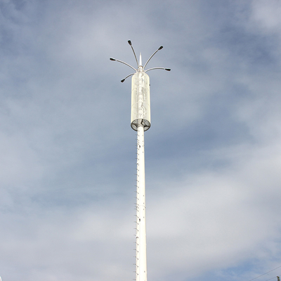 30m Q355b Menara Komunikasi Seluler Penguat Sinyal Antena Galvanis