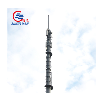 Menara Telekomunikasi Monopole Antena Galvanis Hot Dip 20m