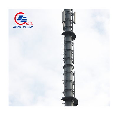 Menara Telekomunikasi Monopole Antena Galvanis Hot Dip 20m