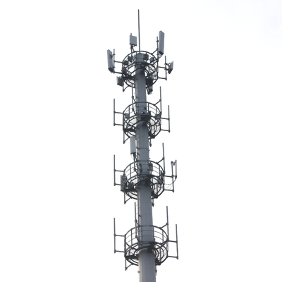 Menara Antena Telekomunikasi Monopole Telekomunikasi Tiang Kerucut Poligonal