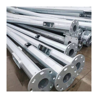 Tiang Lampu Jalan Baja 6-12m Hot Dipped Galvanized Octagonal