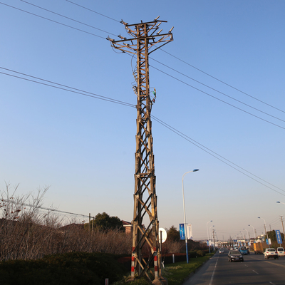 Menara Saluran Transmisi 220kv Sudut Galvanis, Menara Listrik Tegangan Tinggi 10m