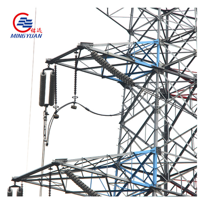 220KV 330kV Menara Transmisi Listrik Sudut Tegangan Tinggi