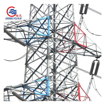 220KV 330kV Menara Transmisi Listrik Sudut Tegangan Tinggi