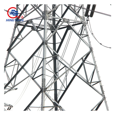 220KV 330kV Menara Transmisi Listrik Sudut Tegangan Tinggi