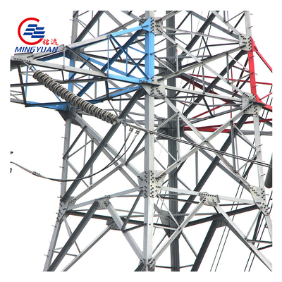 220KV 330kV Menara Transmisi Listrik Sudut Tegangan Tinggi