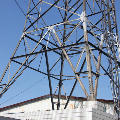 20m 30m Lattice Steel Tower 40m 50m 4 Kaki Hot Dip Galvanis