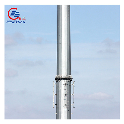 Hot Dip Galvanized Electric Power Pole Galvanized Octagonal Utility