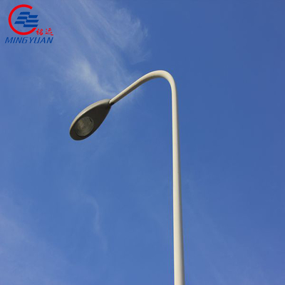 Tiang Lampu Jalan Baja Luar Galvanis Oktagonal Meruncing 4m 6m 10m 12m