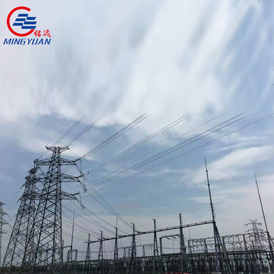 Daya Transmisi Listrik Overhead Tegangan Tinggi 550kV Sudut Kisi Tegangan Tinggi Q460