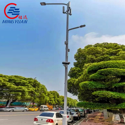 Tiang Lampu Jalan Baja Galvanis Outdoor High Mast Park Lamp LED Solar ANSI