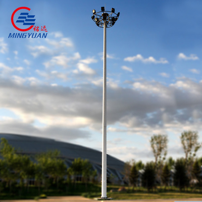 Tiang Lampu Jalan Surya Stainless Steel Berbentuk Y Dengan Lengan Ganda Dicat Galvanis