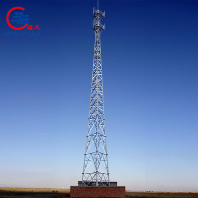 Menara Tiang Antena Segi Delapan HDG OEM Menara Radio Telekomunikasi