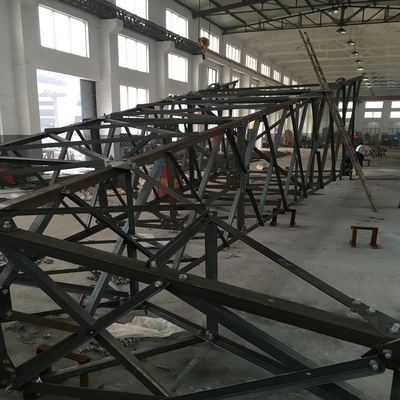 Hot Dip Galvanized Steel Utility Pole yang sesuai dengan ASTM A123 / Torlance Of Dimensi -2%