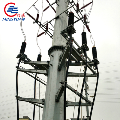 Menara Transmisi Listrik Baja Oktagonal Pendukung Diri